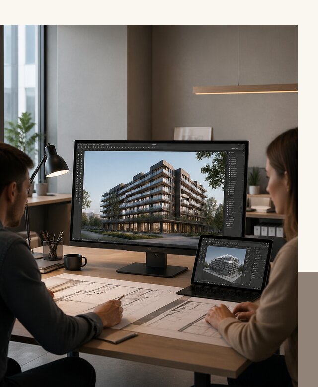 3D визуализация архитектуры и объектов строительства в Омске