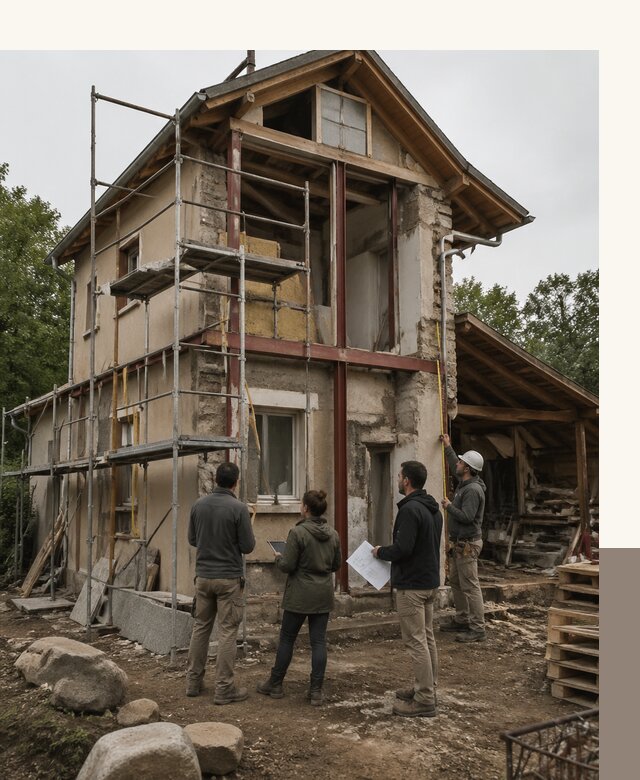 Реконструкция загородного дома под ключ в Омске от бюро