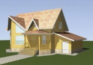 Проектирование деревянных домов - Дом из бруса проект №272